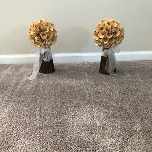 Wood rose bouquets. Home Decor